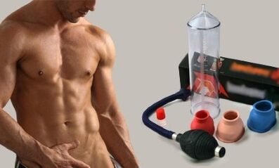 Pumpa pro zvětšení mužského penisu